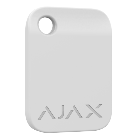 Badge TAG AJAX Blanc