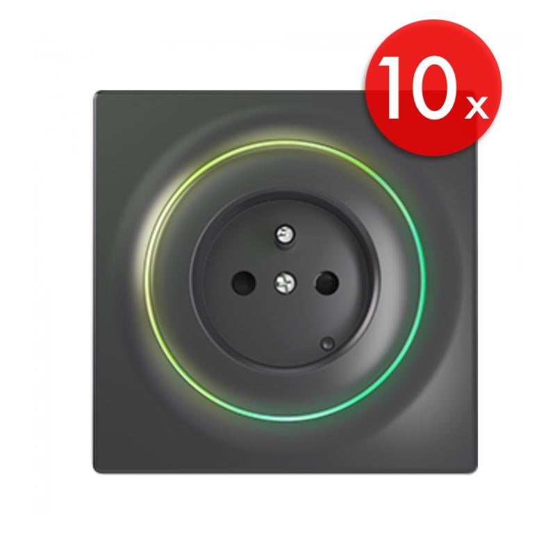 Walli Outlet type E 10pcs Anthracite