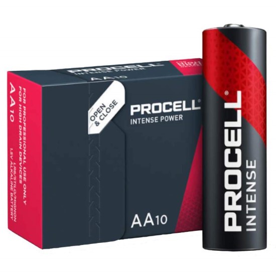 10 PILES LR6 PROCELL INTENSE