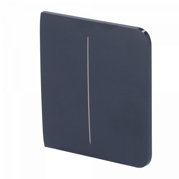 SIDEBUTTON 2 GANG AJAX GRAPHITE