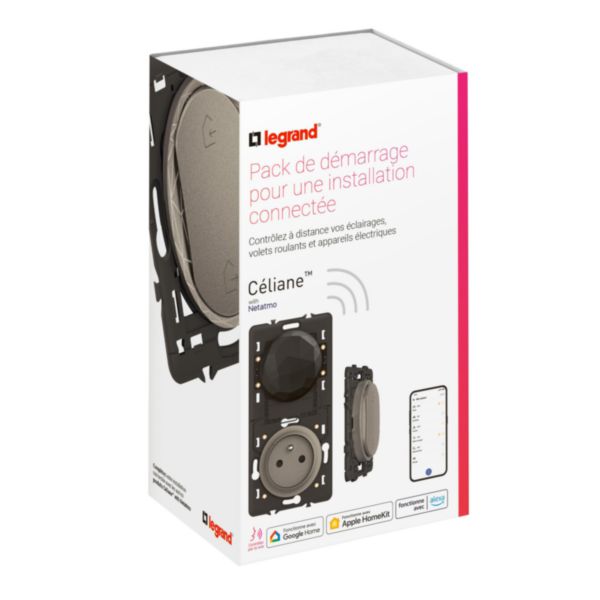 Pack de démarrage Céliane with Netatmo Titane