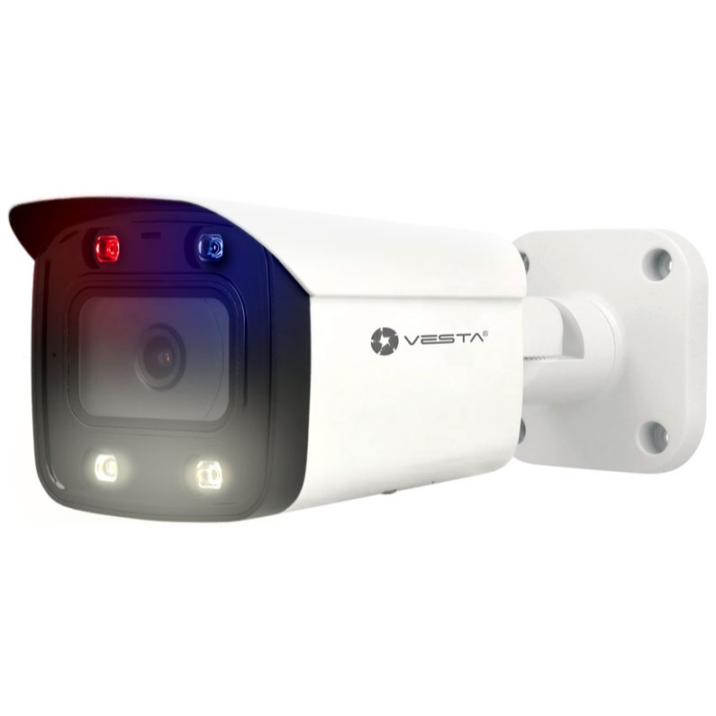 Caméra IP/POE 5MP Active Dissuasion