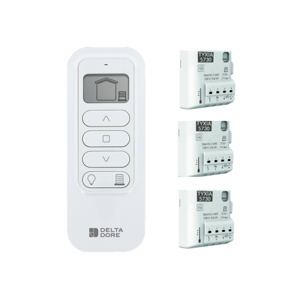 KIT avec 1 Tyxia 1716 et 3 Tyxia 5730 Delta Dore