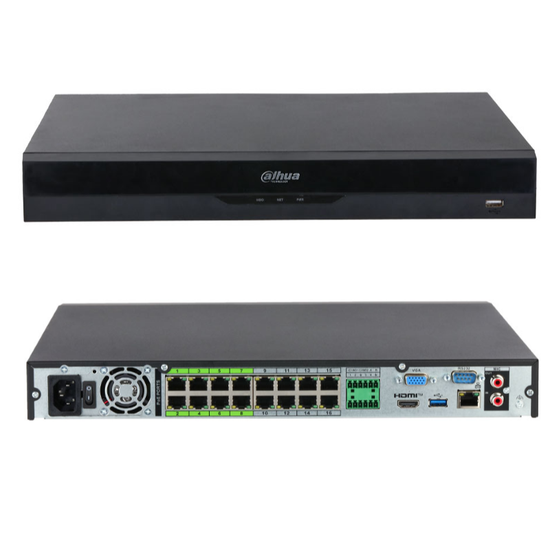 DAHUA NVR 16V POE WIZSENSE