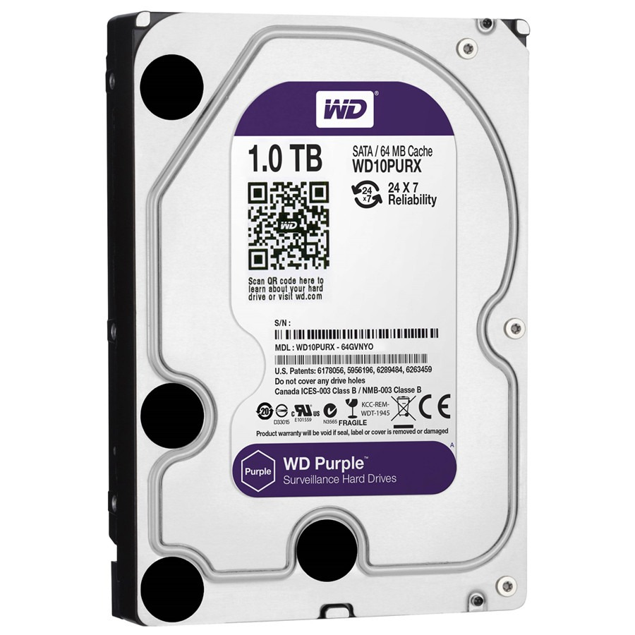 HDD 1TO WESTERN DIGITAL PURPLE