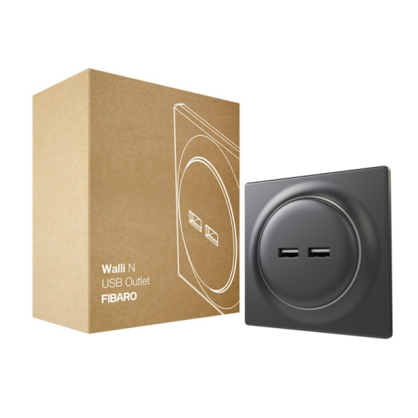 Walli N USB Outlet Anth
