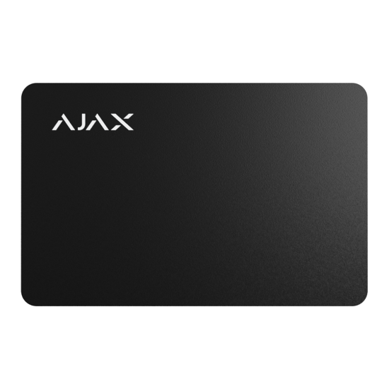 Carte d'accès AJAX Noire