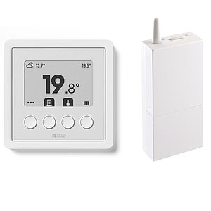 Thermostat d'ambiance radio Tybox 33 pour chaudière ou pompe à chaleur
