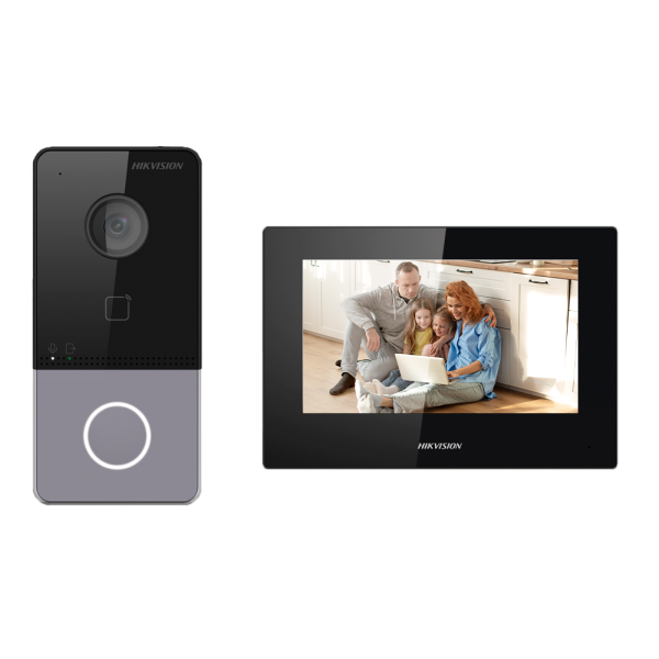 Kit portier vidéo HIKVision IP/POE/WiFI MIFARE