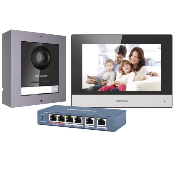 KIT VISIO IP/POE/WIFI HIKVision