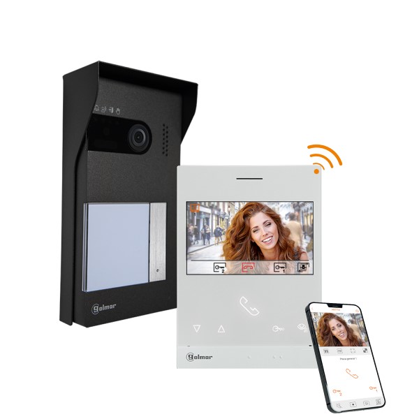 Kit Soul vidéo Wifi 4.3&quot; 1 appel Golmar