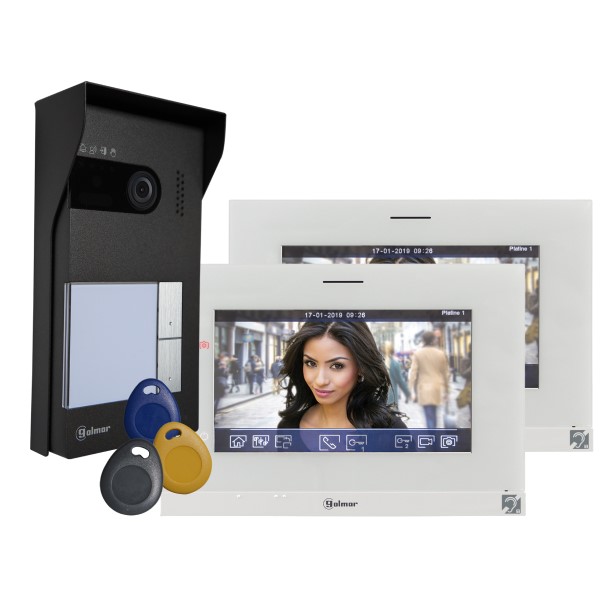 Kit Soul vidéo 2 appels 7" Golmar