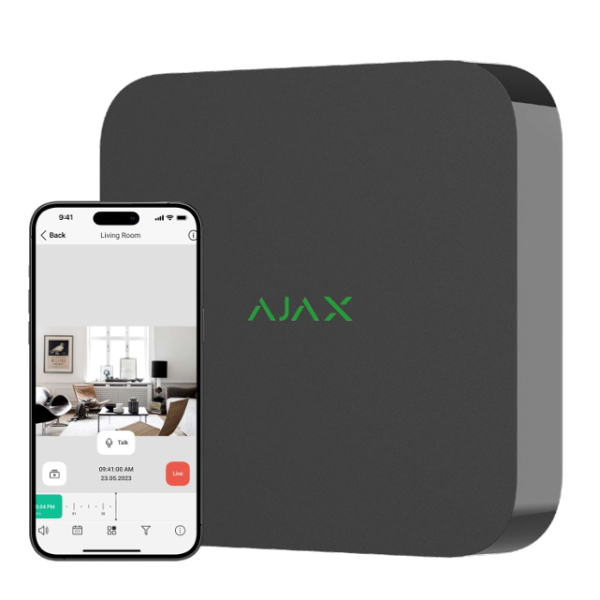 NVR AJAX 8 VOIES NOIR