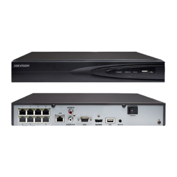 HIKVision NVR 8V POE 4MP