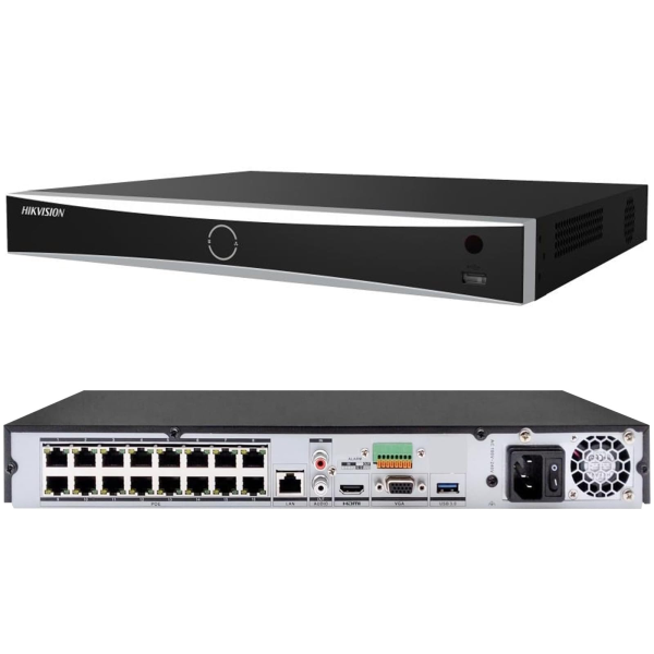 HIKVision NVR 16V 16POE 4K