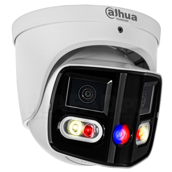 Dahua Dôme 180° 2x4MP Tioc 2.0, POE, SMD 4.0