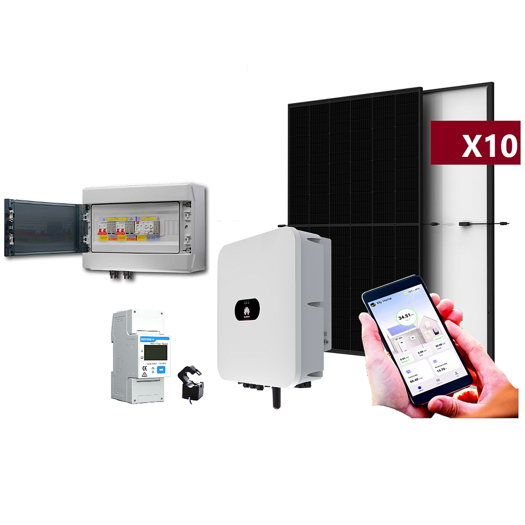 KIT Autoconsommation PV 4,2Kw FullBlack monophasé
