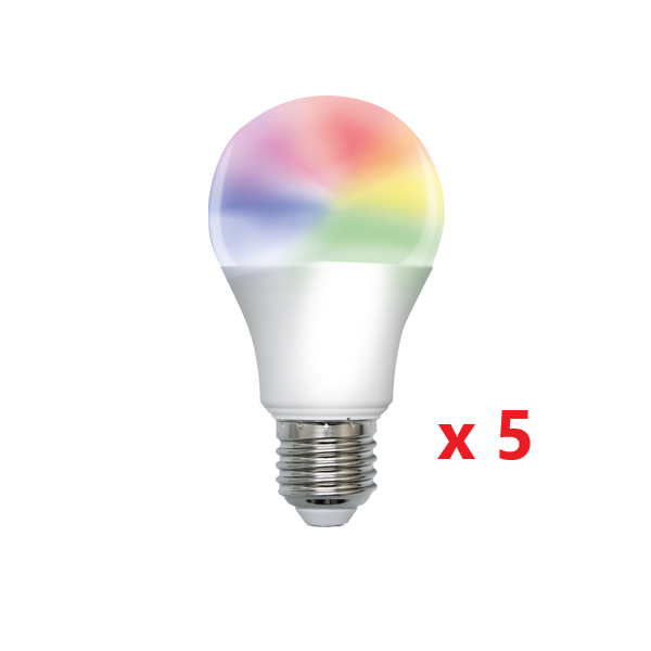 LOT DE 5 EASY BULB E27CW DELTA DORE
