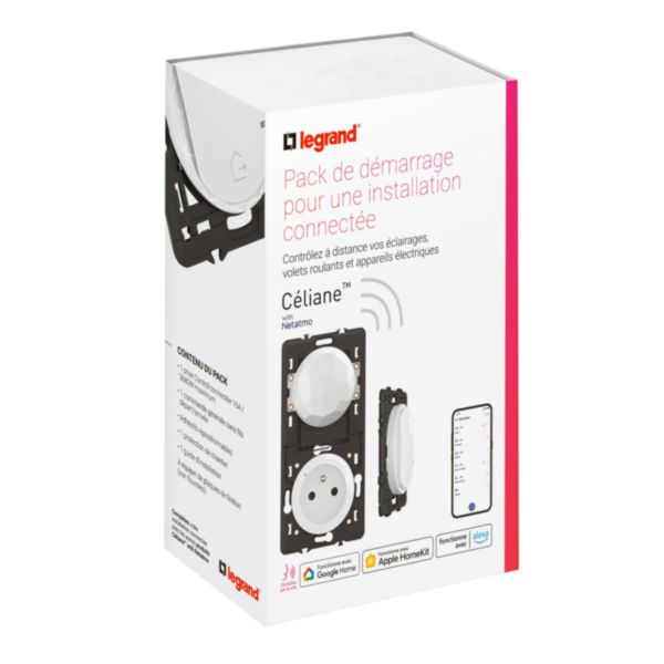 Pack de démarrage Céliane with Netatmo Blanc
