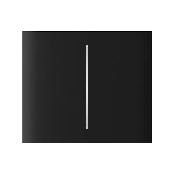 CENTERBUTTON 2 GANG VERTICAL AJAX NOIR