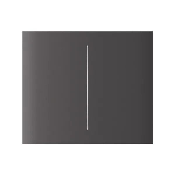 CENTERBUTTON 2 GANG VERTICAL AJAX GRIS
