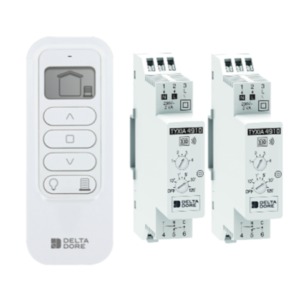 KIT avec 1 Tyxia 1716 et 2 Tyxia 4910 Delta Dore