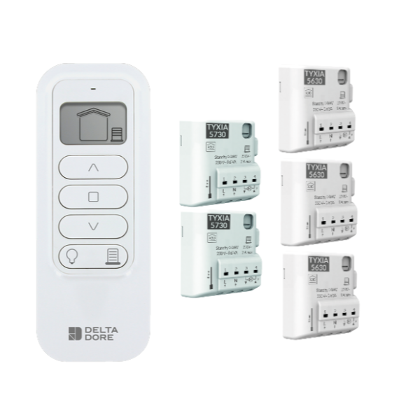 KIT avec 1 Tyxia 1716, 3 Tyxia 5630 et 2 Tyxia 5730 Delta Dore