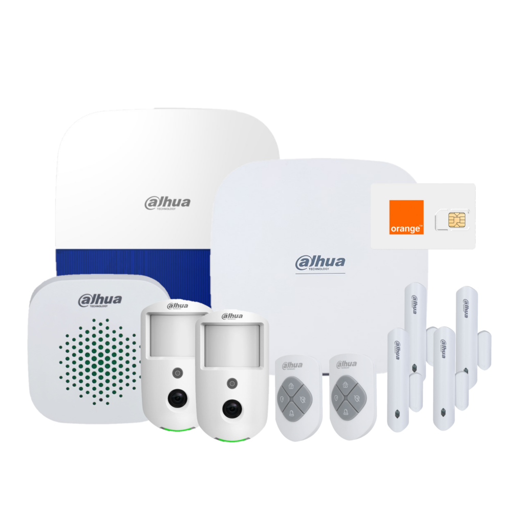 KIT ALARME DAHUA PREMIUM 4G HD