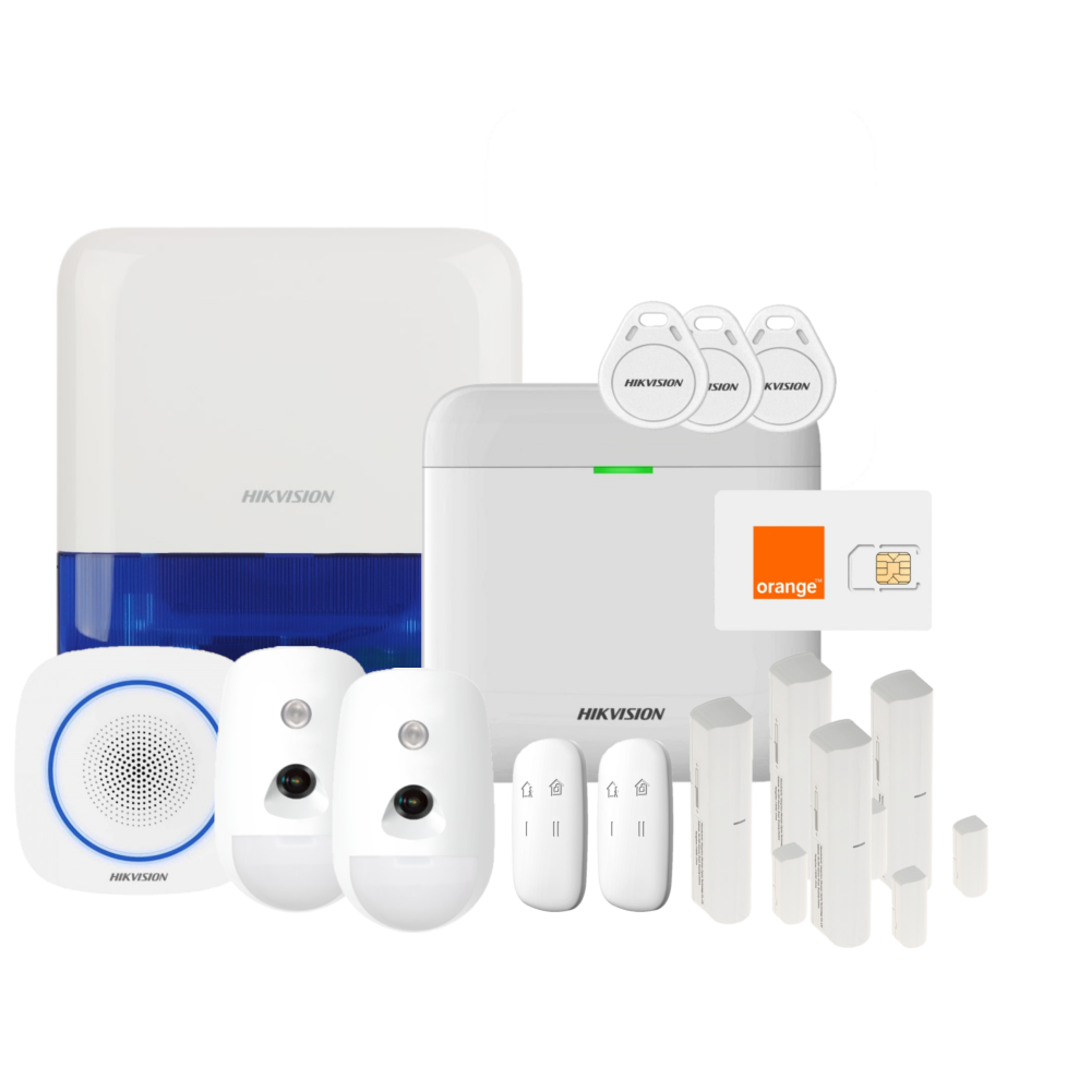 KIT ALARME HIKVISION PREMIUM 4G