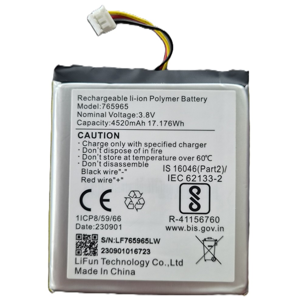 BATTERIE LI-ION POUR CENTRALE HIKVISION
